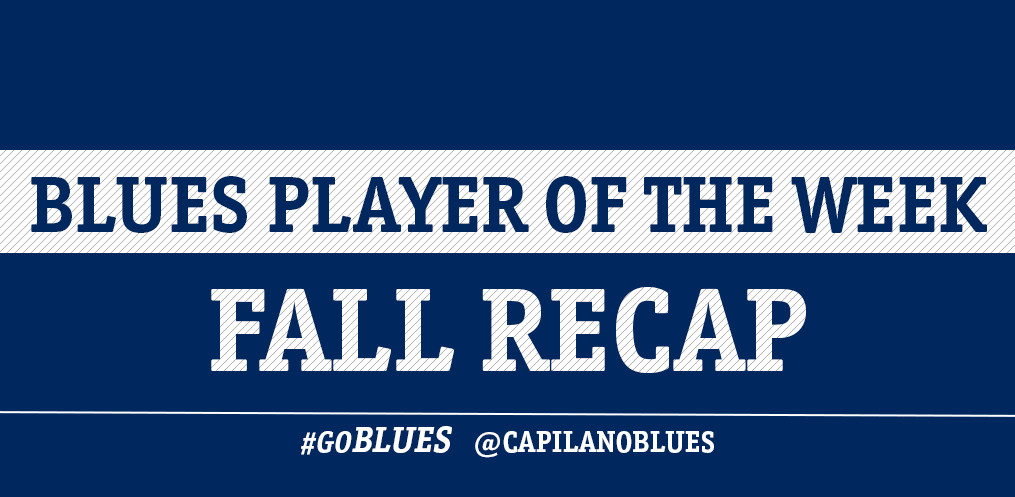Player of the Week - Fall Recap