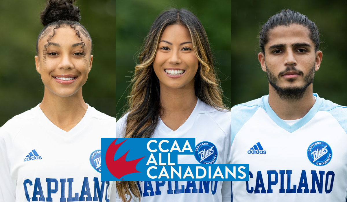 3 Blues Named 2021 CCAA Soccer All-Canadians