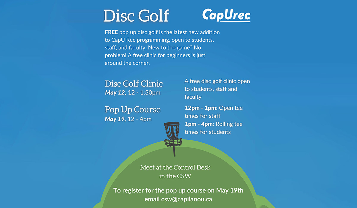 Disc Golf at CapU
