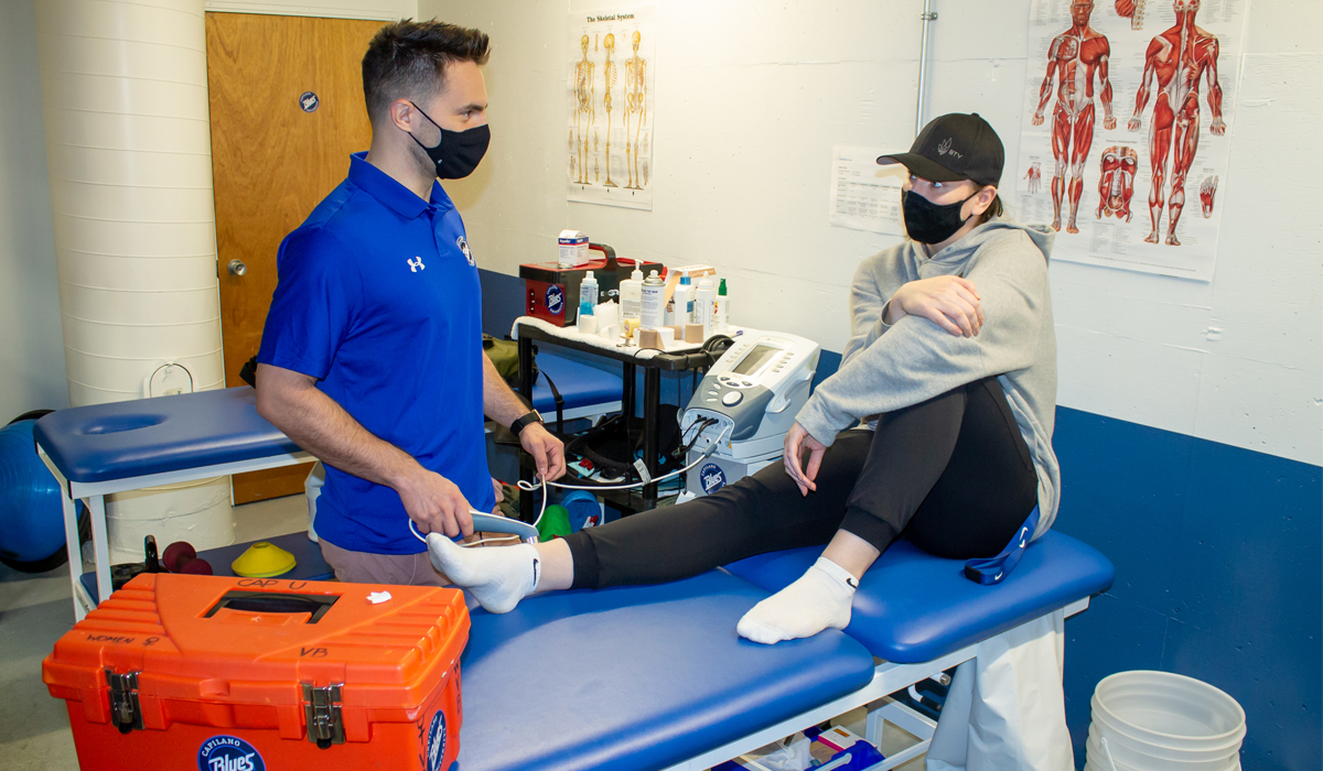 Germain Rauguth Hired As Blues Athletic Therapist