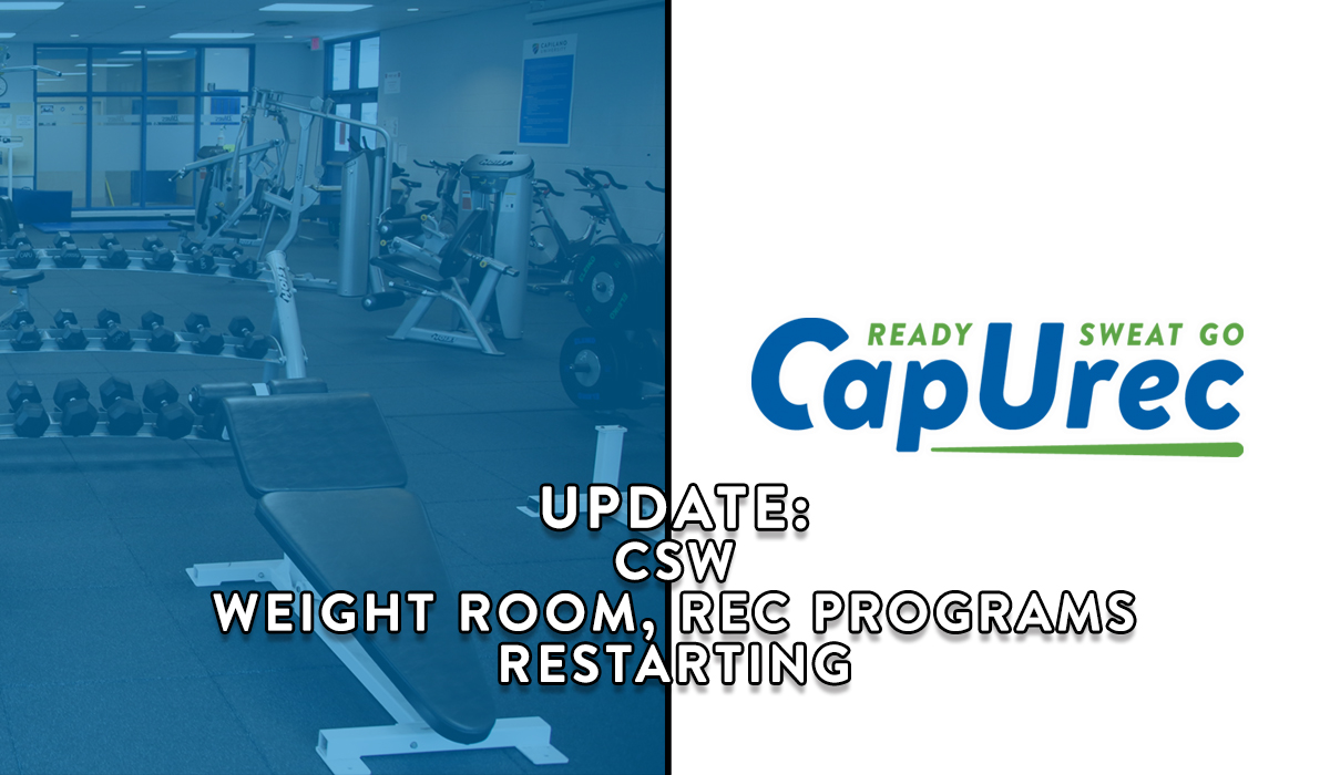 Weight Room, Rec Programs Back Jan. 31
