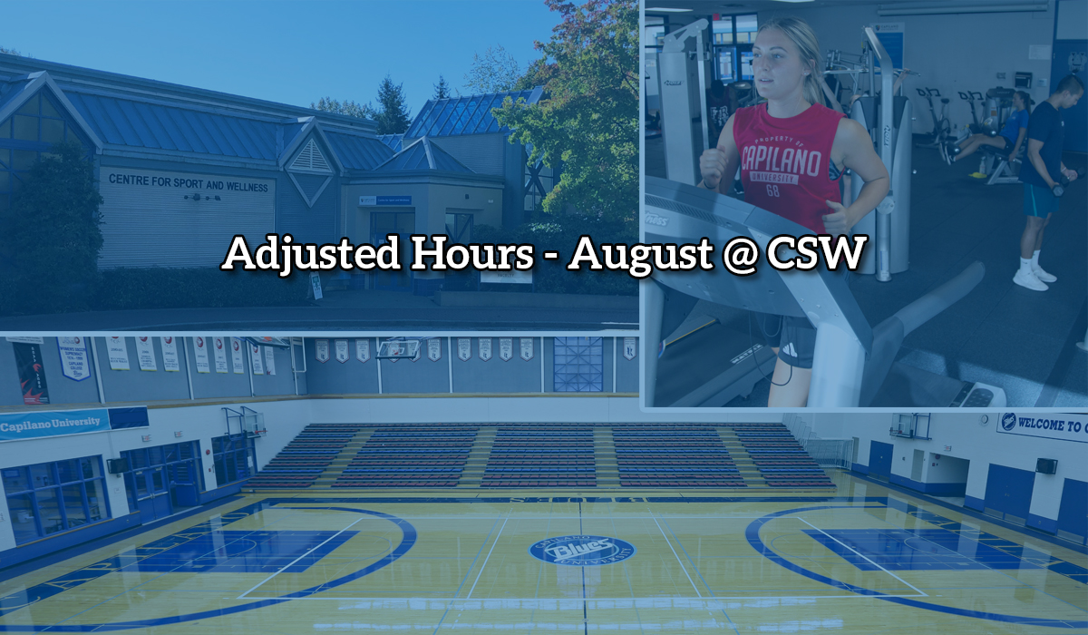 CSW Hours - Aug. 2 to 19