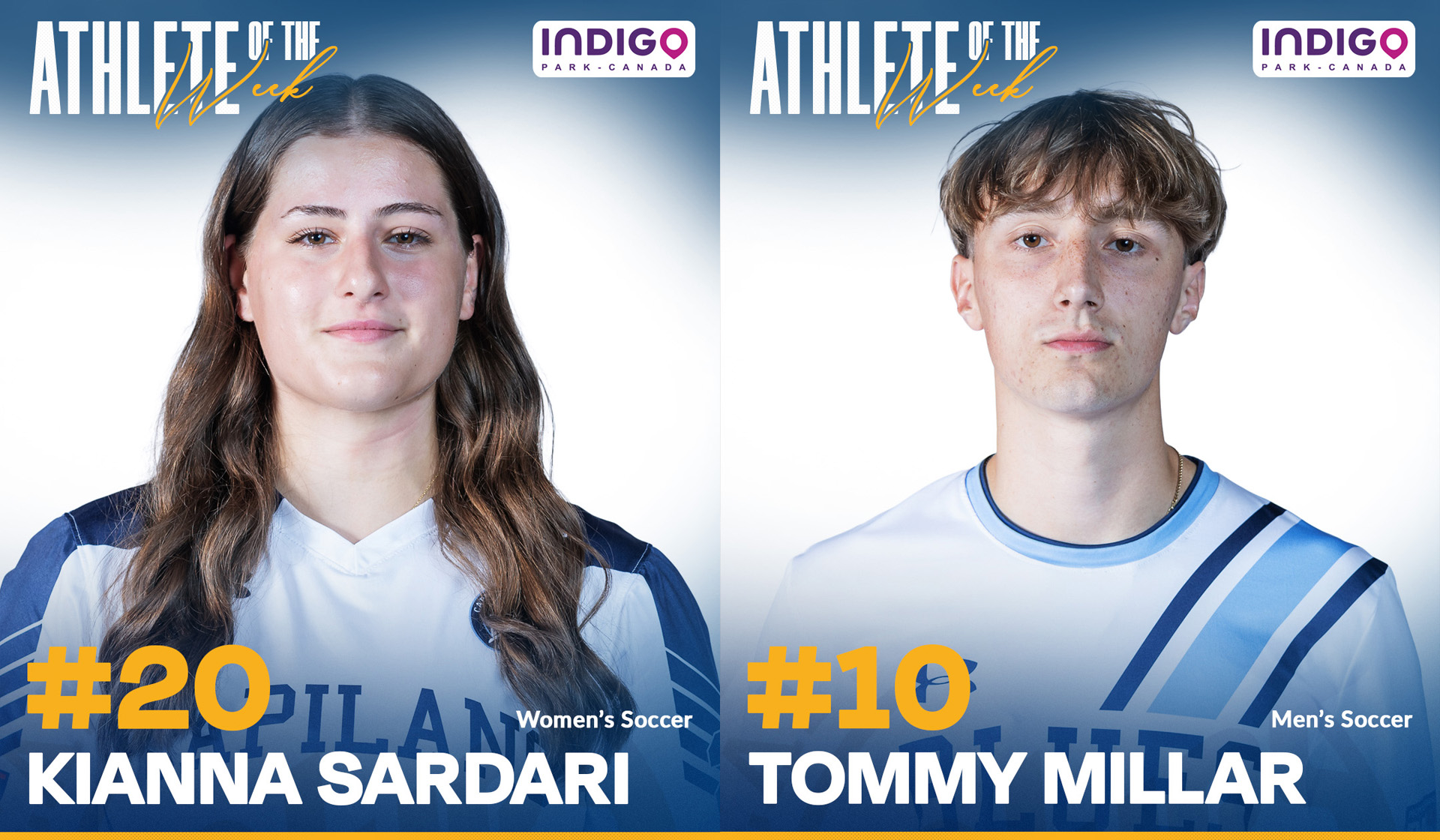 Athletes of the Week 25.09.17