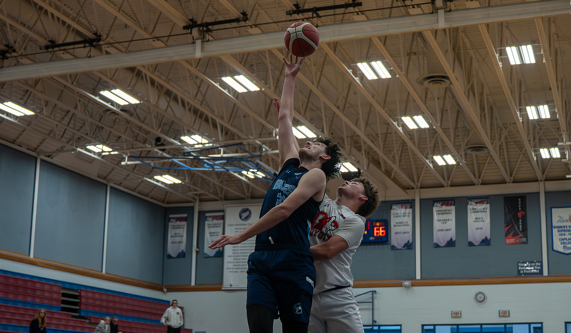 Klim Clinches his 13th Board to Become All-Time Rebound Leader (Photo: Chris Raeside)
