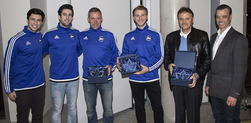 (L-R): Daniel Morello, Nic Morello, Paul Dailly, Devan Woolley, Joe Iacobellis, Milt Williams
