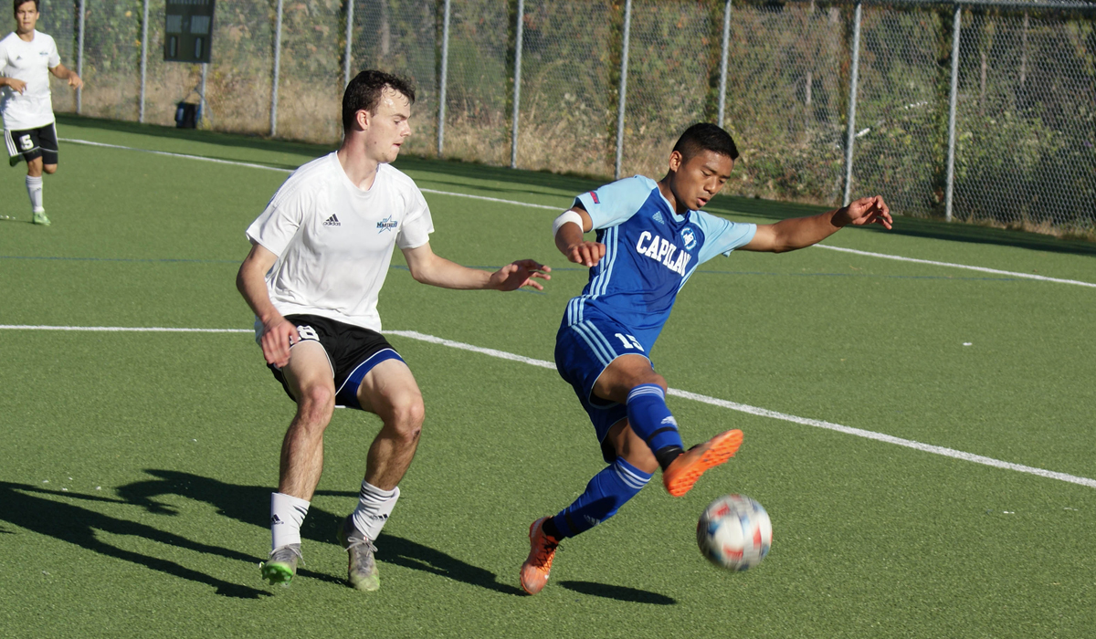 The Capilano Blues men's side posted a loss and a draw to open the PACWEST season.