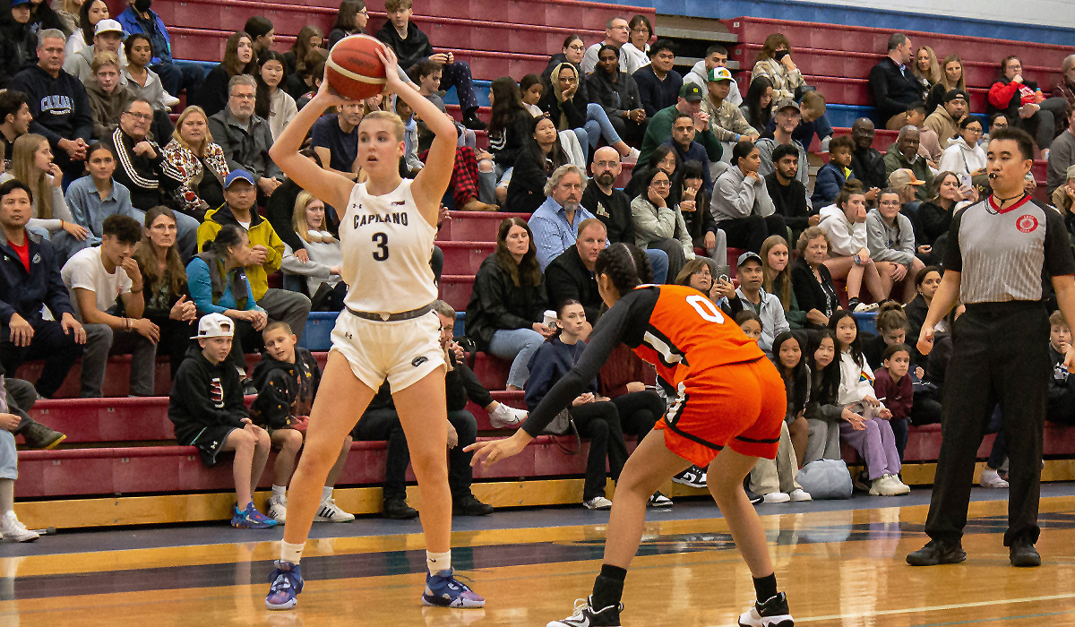 Barcha Hnizdilova was a force on the glass and in the paint for CapU in two wins at Langara Jan. 12 and 13.