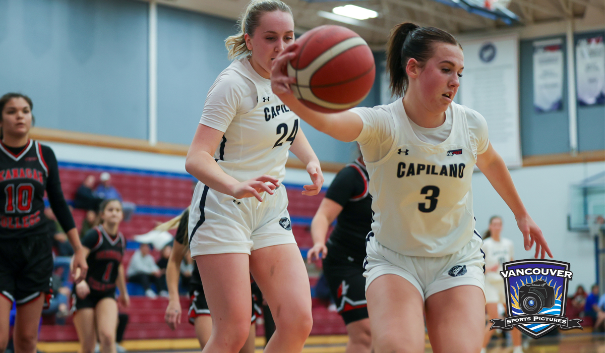 Barcha Hnizdilova (3) collected 31 rebounds as Capilano earned a pair of road wins Nov. 29 and 30 at Camosun. (Vancouver Sports Pictures)