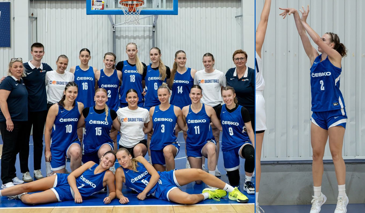 Barcha Hnizdilova is playing for her native Czechia at the upcoming 2025 U20 Women's EuroBasket tournament in Portugal.