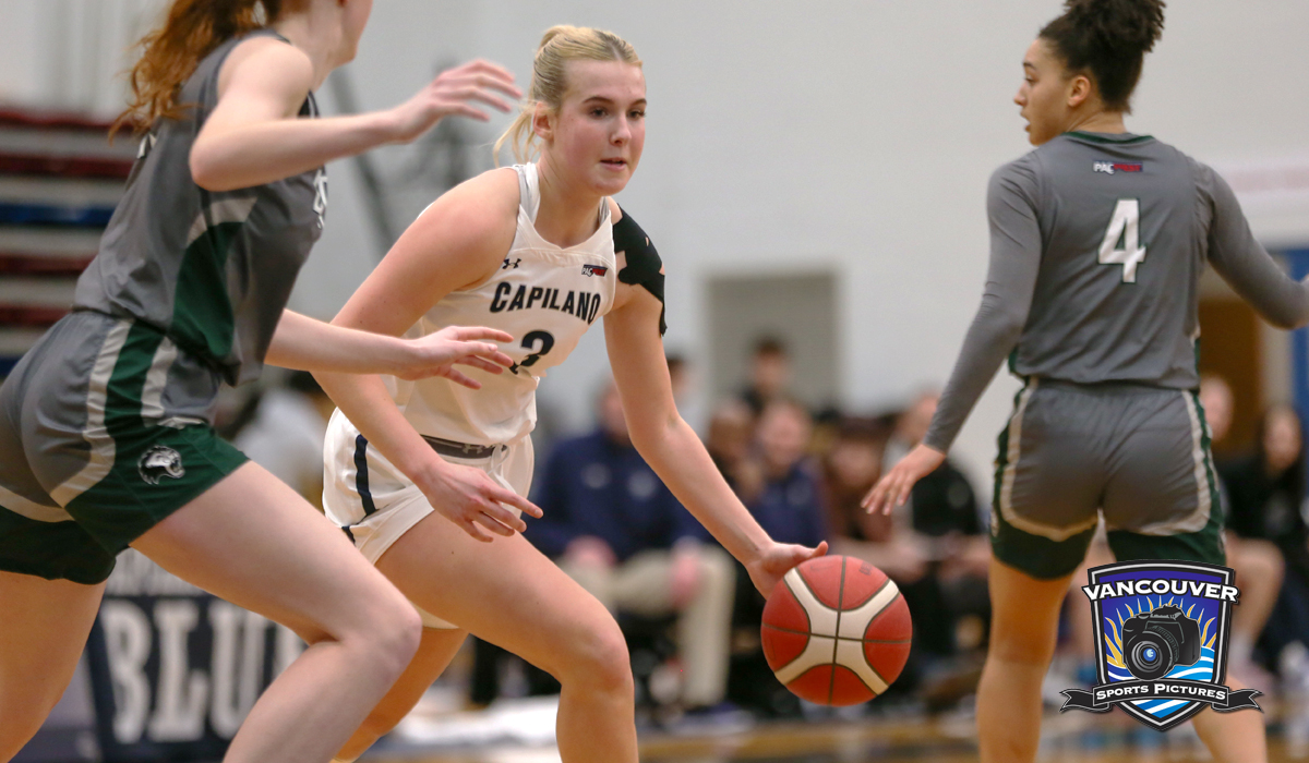 Capilano's Barcha Hnizdilova and the Blues earned a sweep on the road at Langara Nov. 8-9. (Vancouver Sports Pictures)
