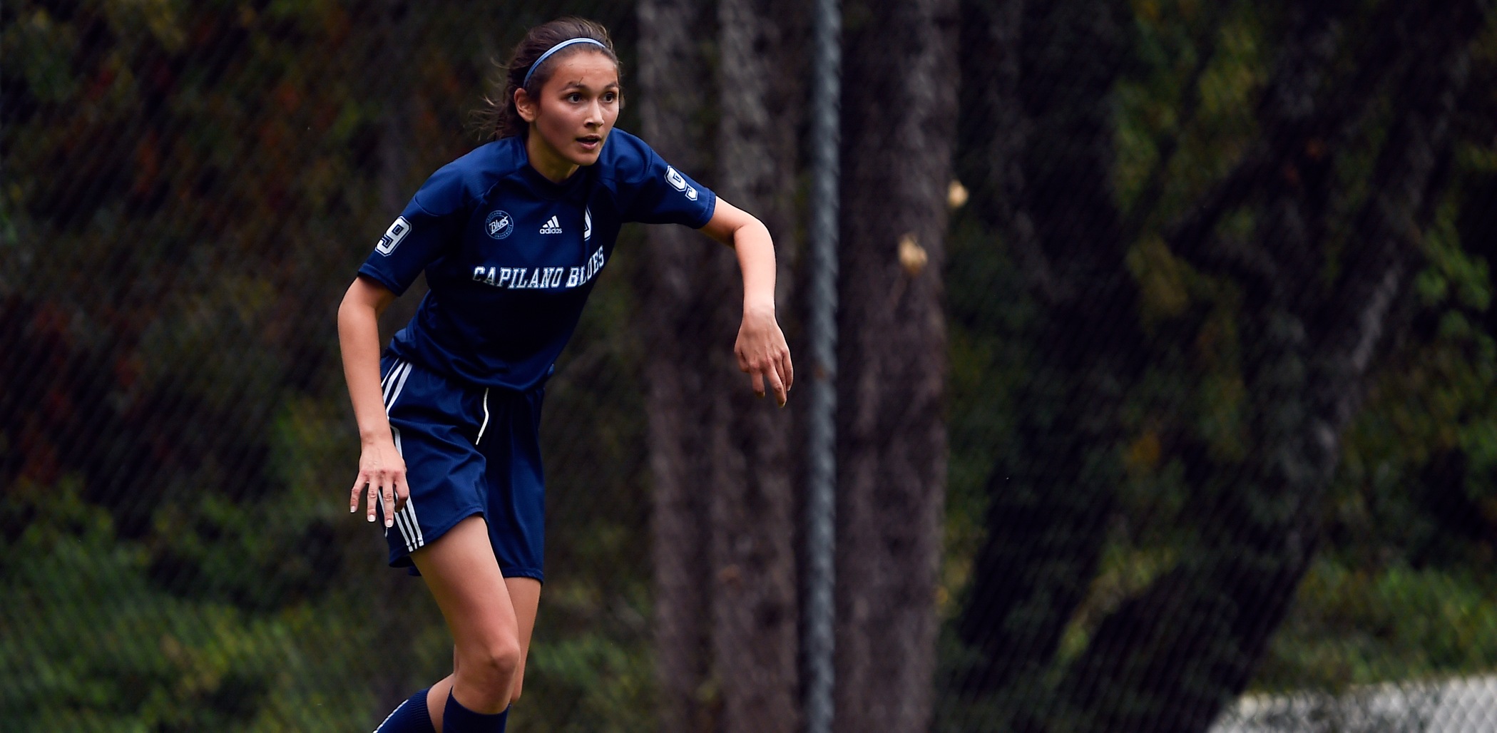 Rookie defender Alanah Dulong. Photo Tae Hoon Kim / Capilano University