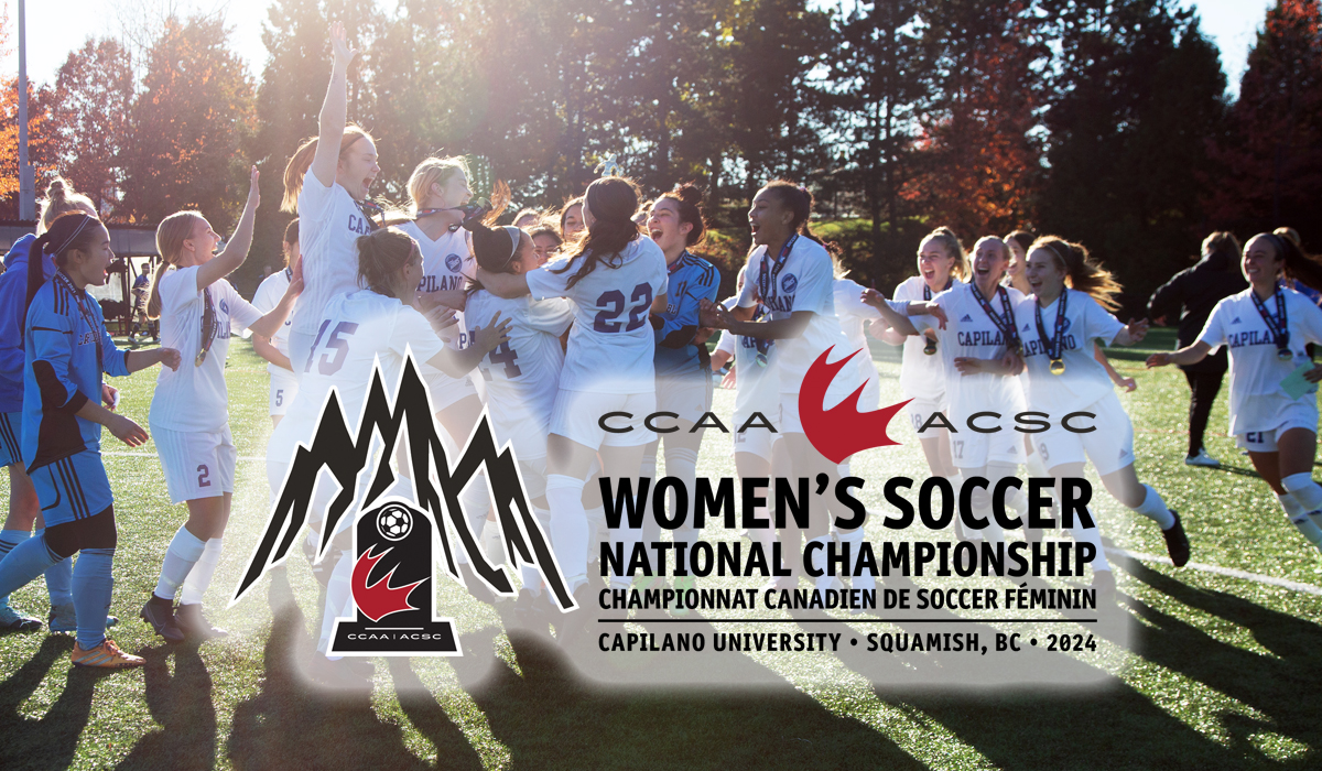 Capilano University and Blues women's soccer will host the 2024 CCAA Women's Soccer National Championship Nov. 6-9 in Squamish.