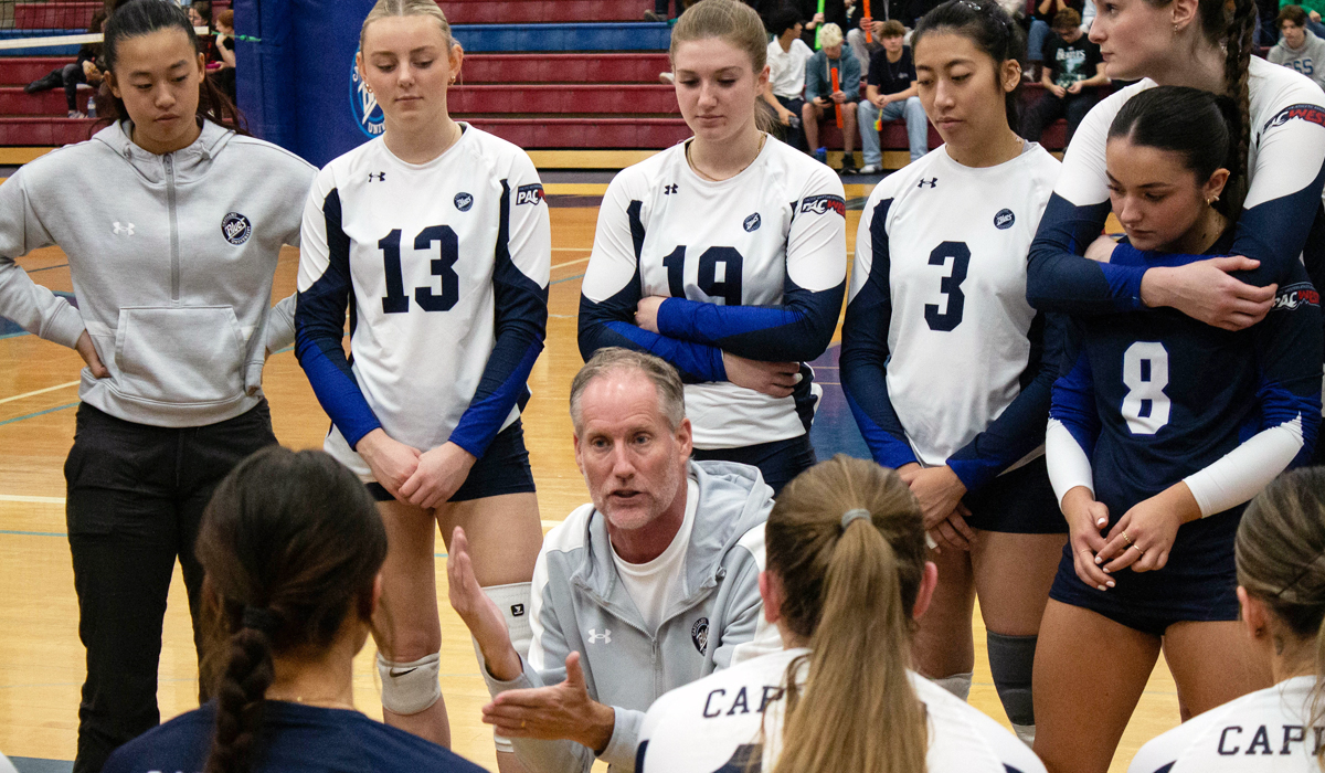 John Swanson will lead the 6-4 Blues women's volleyball team into the second half of the PACWEST season with a legitimate chance to be a top seed in the postseason.