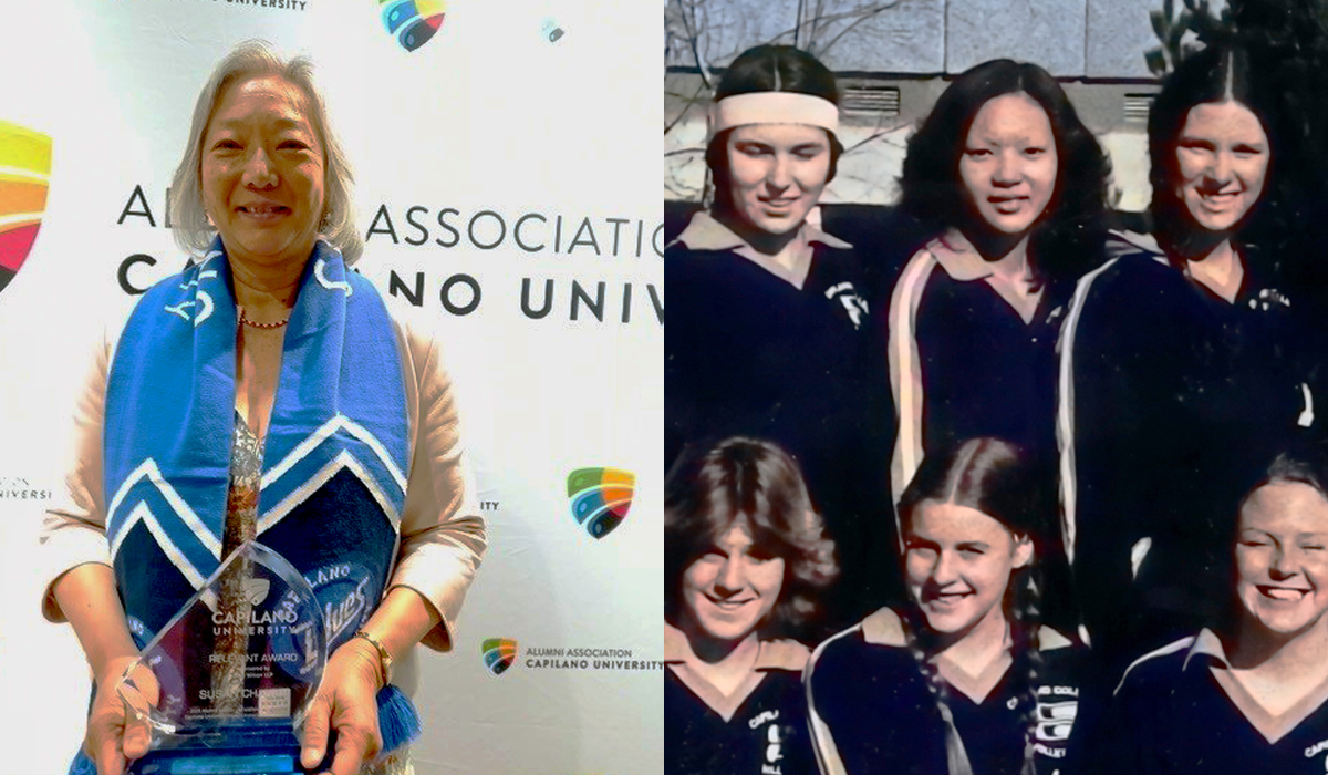 Dr. Susan Chang began her academic journey at Capilano College and was a member of the 1979-80 Blues women's volleyball team.