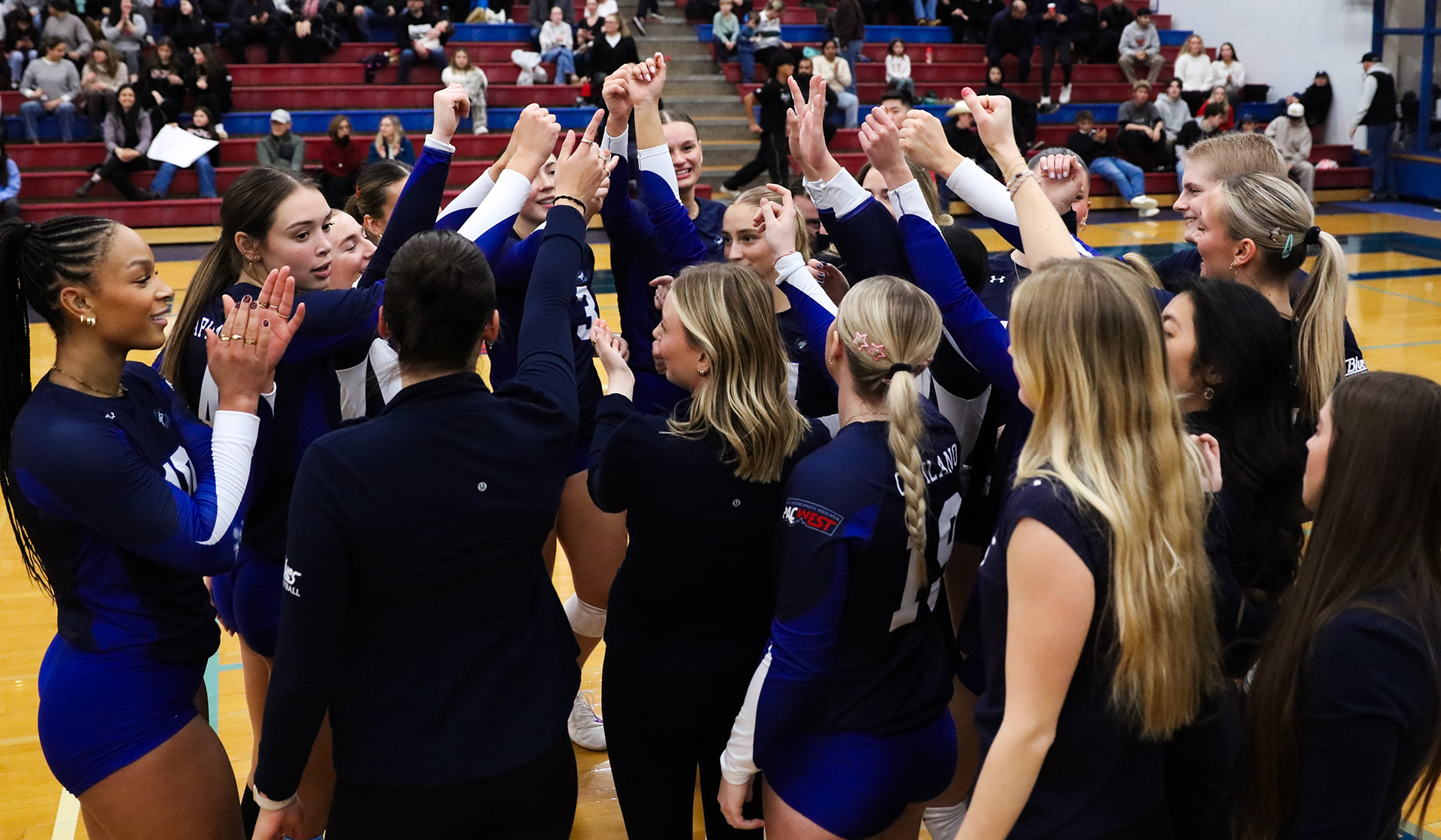 Blues make history breaking program record for most consecutive wins to start a season, improving to 12-0 (Photo: Braeden Yu)